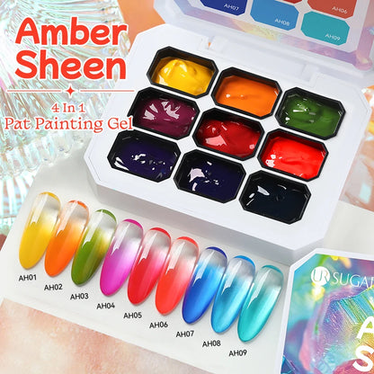 🎨 The Micro-Detail Masterpiece: UR SUGAR 9-Color Gradient & Precision Stamping Gel