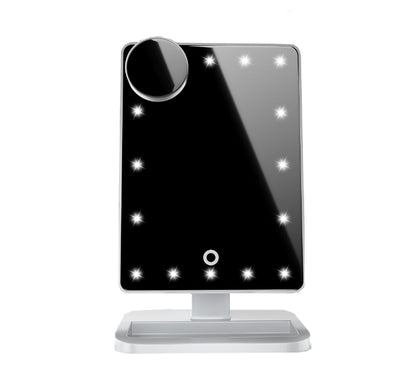 🎭 The Artistry Command Center: Touch Screen Bluetooth LED Makeup Mirror
