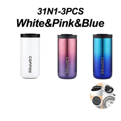☕ The Elite Commuter: 400ML Stainless Steel Leakproof Vacuum Flask