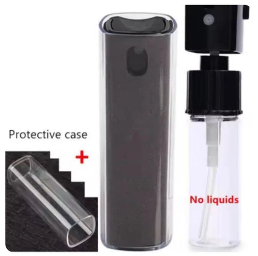 Microfiber Screen Cleaner Spray Bottle Set Mobile Phone Ipad Computer Microfiber Cloth Wipe Iphone Cleaning Glasses Wipes