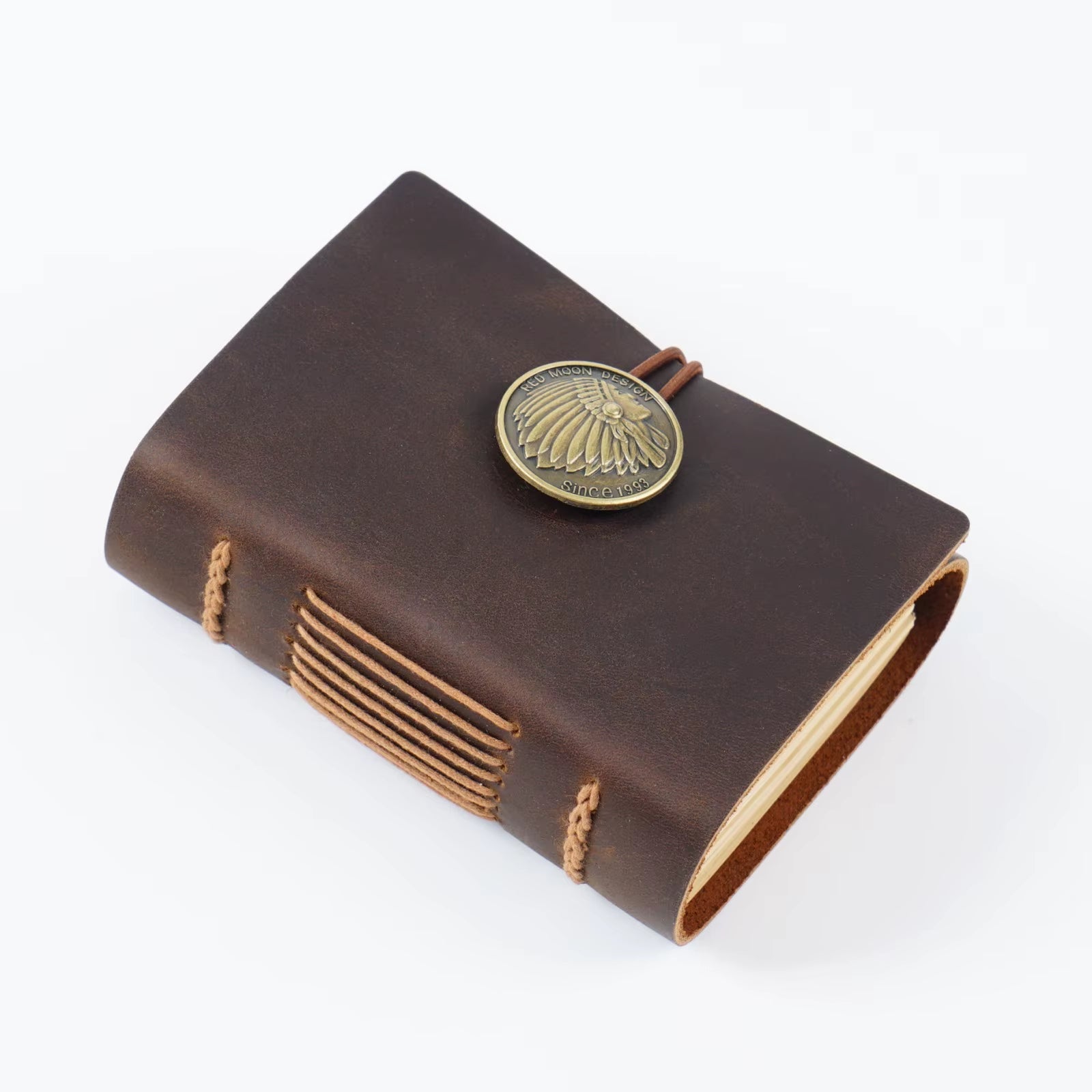 📓 Timeless Quality in Your Hands: The Genuine Leather Portable Notebook