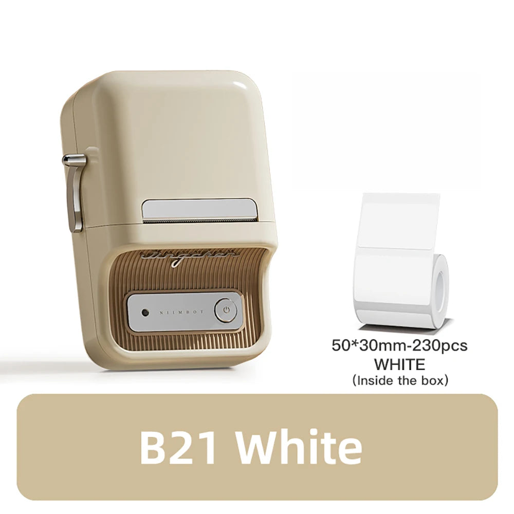 🏷️ The Vintage Organizer: NiiMbot B21 Wireless Thermal Label Maker