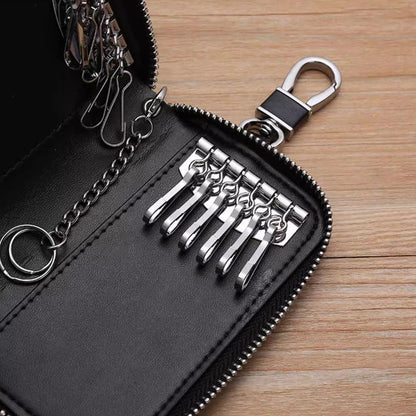 🔑 Shield Your Essentials: The All-Inclusive Portable PU Key Bag & Organizer