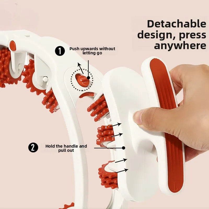 Ring Leg Massager – Full Body Massage Roller with Detachable Handles