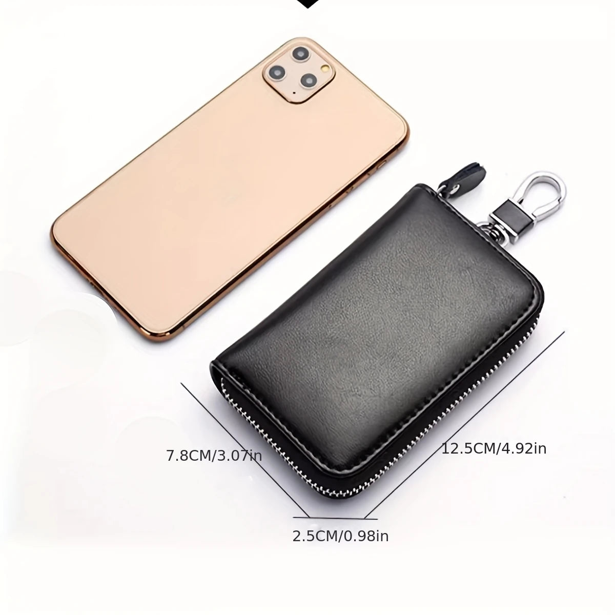 🔑 Shield Your Essentials: The All-Inclusive Portable PU Key Bag & Organizer