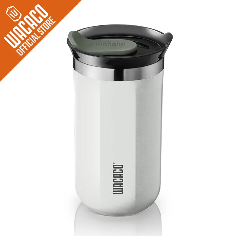 ☕ Vacuum Insulated Precision: The WACACO Octaroma Double-Wall Stainless Steel Coffee Mug