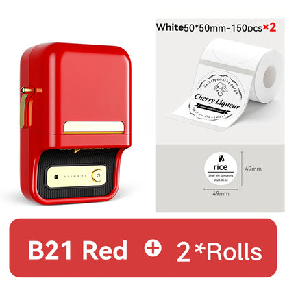 🏷️ The Vintage Organizer: NiiMbot B21 Wireless Thermal Label Maker