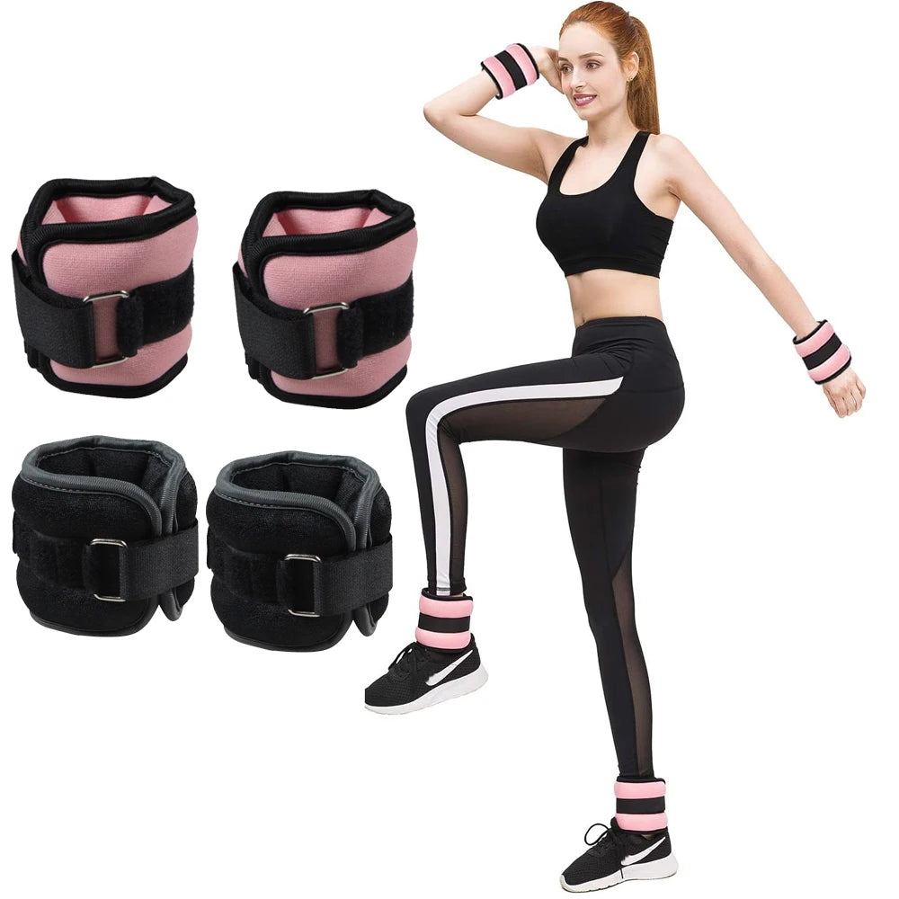 🔥 Sculpt and Strengthen: The Adjustable Ankle & Wrist Weights (0.5kg/1kg)