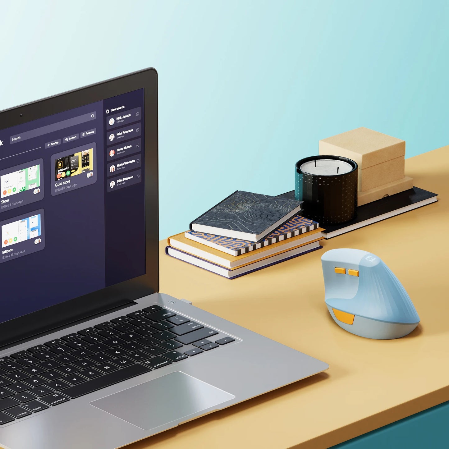 Vertical Wireless Mouse