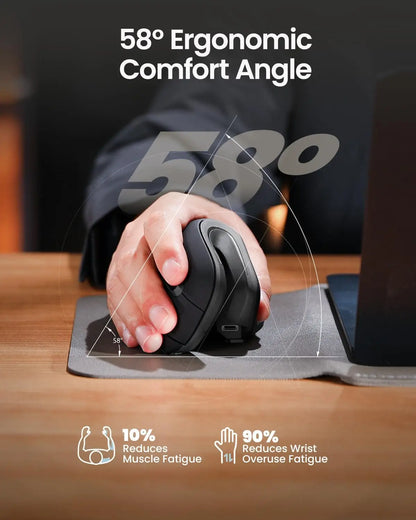🖱️ The Natural Grip: ProtoArc EM11 NL Ergonomic Vertical Wireless Mouse