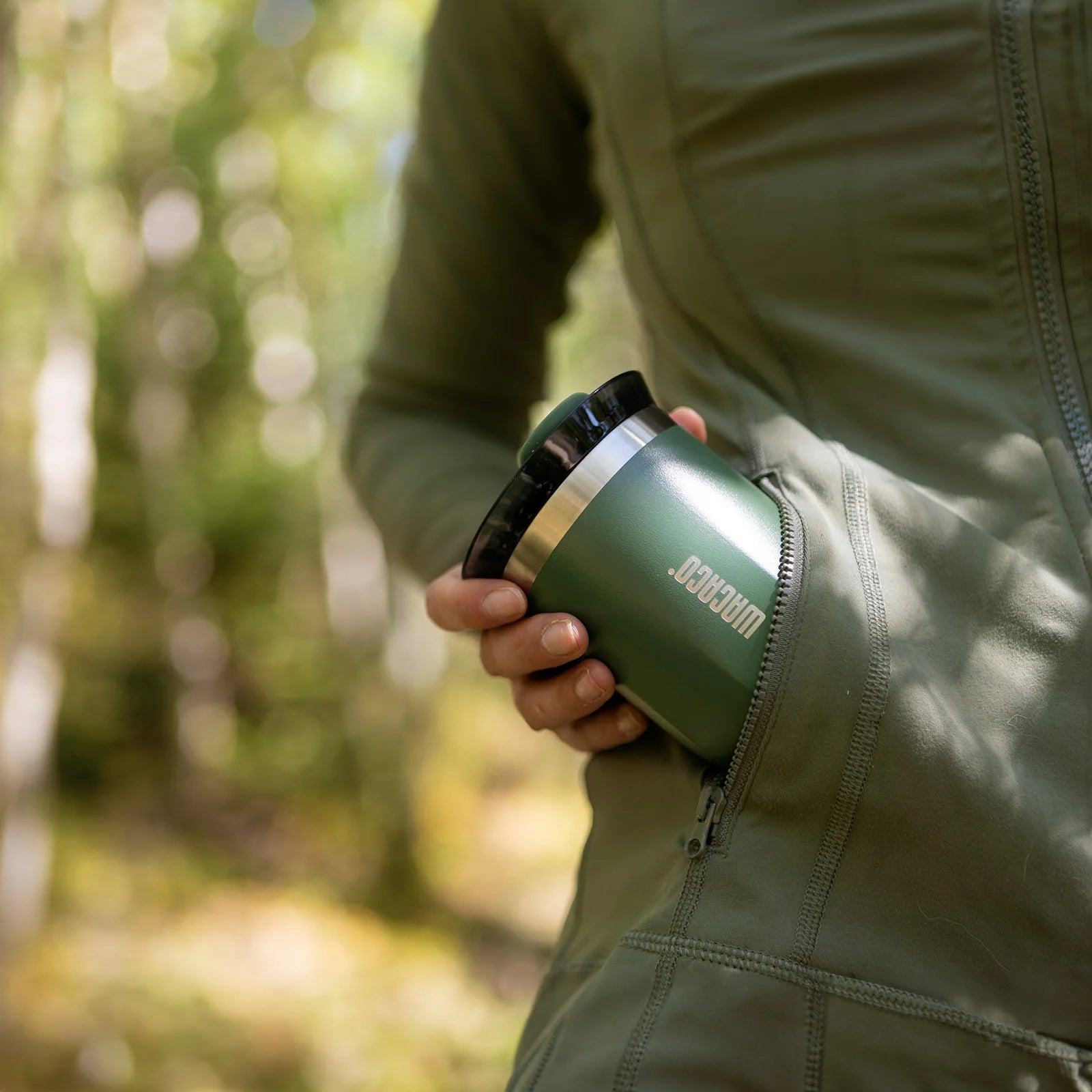 ☕ Vacuum Insulated Precision: The WACACO Octaroma Double-Wall Stainless Steel Coffee Mug