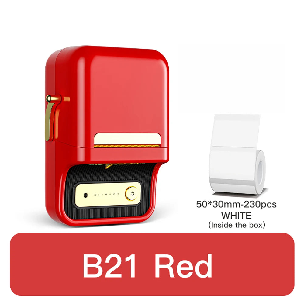🏷️ The Vintage Organizer: NiiMbot B21 Wireless Thermal Label Maker