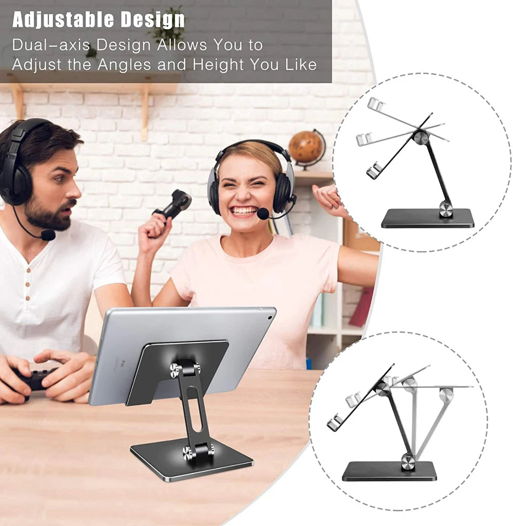 Aluminum Adjustable Foldable Tablet Stand Desk
