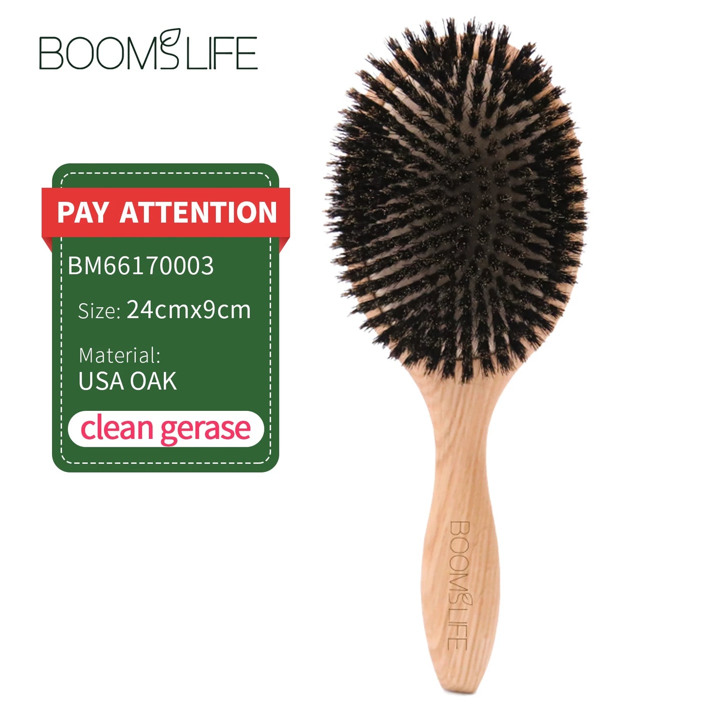 Boar Bristle Hair Detangled Brush