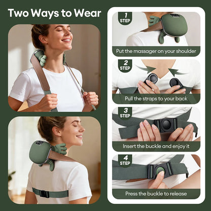 💆‍♂️ Master Your Muscle Relief: The Bionic Finger Wireless Neck & Trapezius Massager