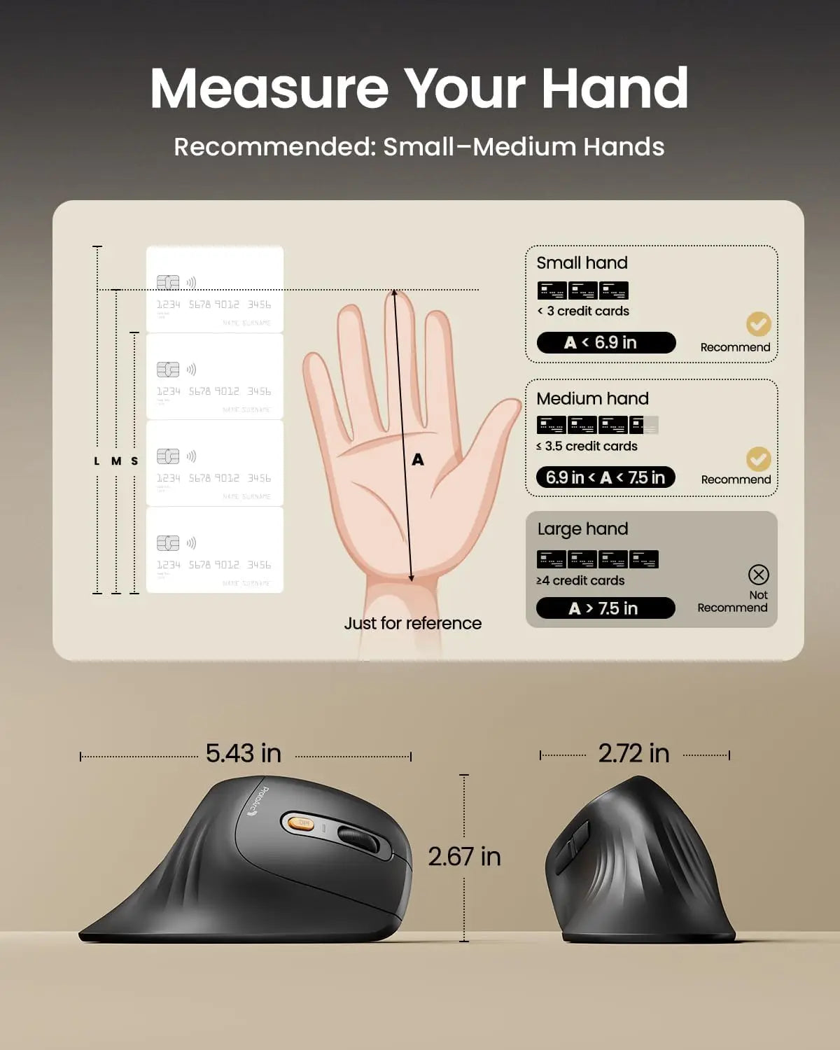 🖱️ The Natural Grip: ProtoArc EM11 NL Ergonomic Vertical Wireless Mouse