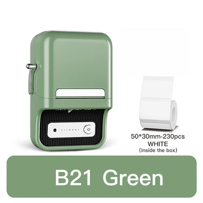 🏷️ The Vintage Organizer: NiiMbot B21 Wireless Thermal Label Maker