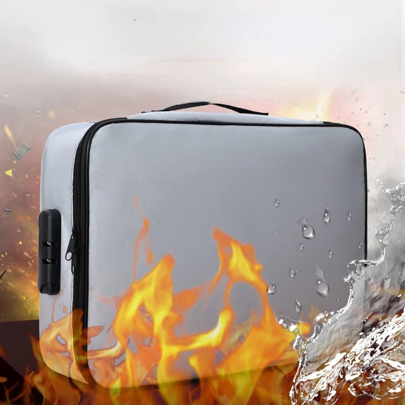 Fireproof & Waterproof Document Storage Bag