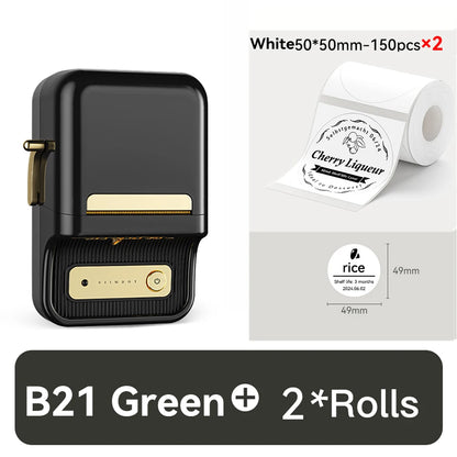 🏷️ The Vintage Organizer: NiiMbot B21 Wireless Thermal Label Maker