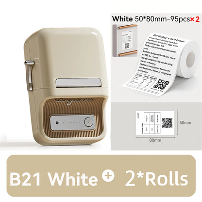 🏷️ The Vintage Organizer: NiiMbot B21 Wireless Thermal Label Maker