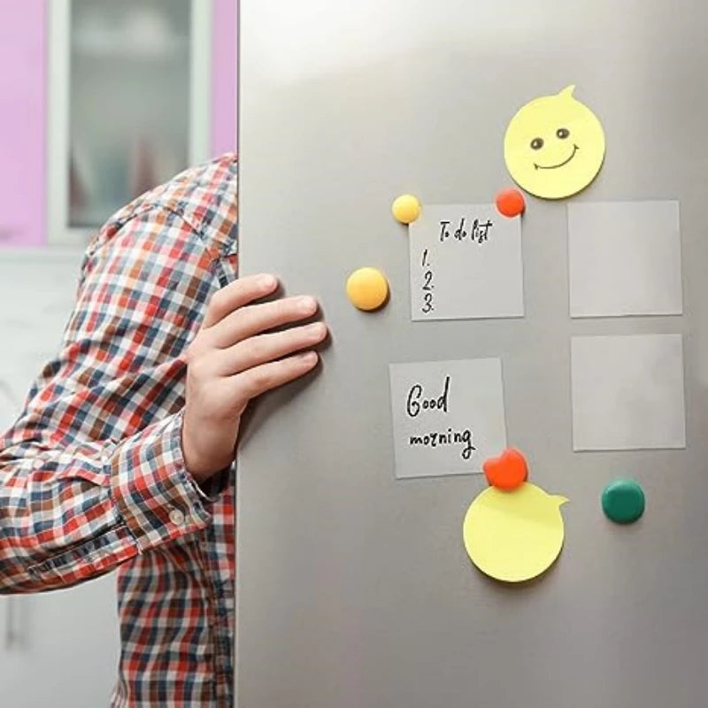 📝 The Ghost Note: Transparent & Waterproof PET Sticky Note Set