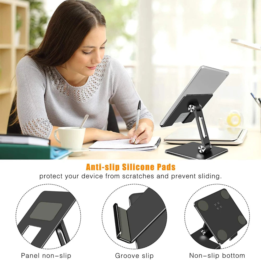 Aluminum Adjustable Foldable Tablet Stand Desk