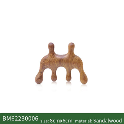 🌿 The Zen Sculptor: Sandalwood Facial & Nose Contouring Massager