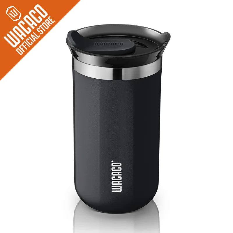 ☕ Vacuum Insulated Precision: The WACACO Octaroma Double-Wall Stainless Steel Coffee Mug