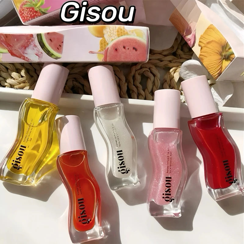 🍯 The Golden Glow: Honey-Infused Moisturizing Lip Oil & Plumping Gloss