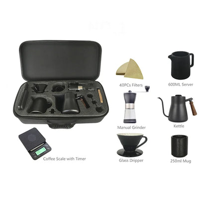 ☕ Brew Your Perfect Cup Anywhere: The Portable Outdoor Travel Coffee Set