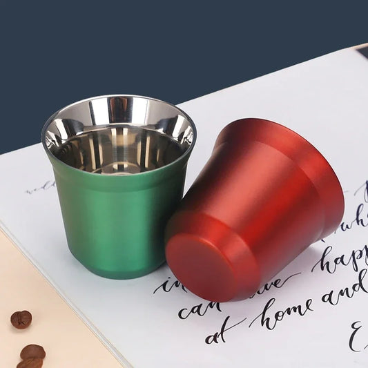 Mini Stainless Steel Double Wall Insulated Coffee Cup