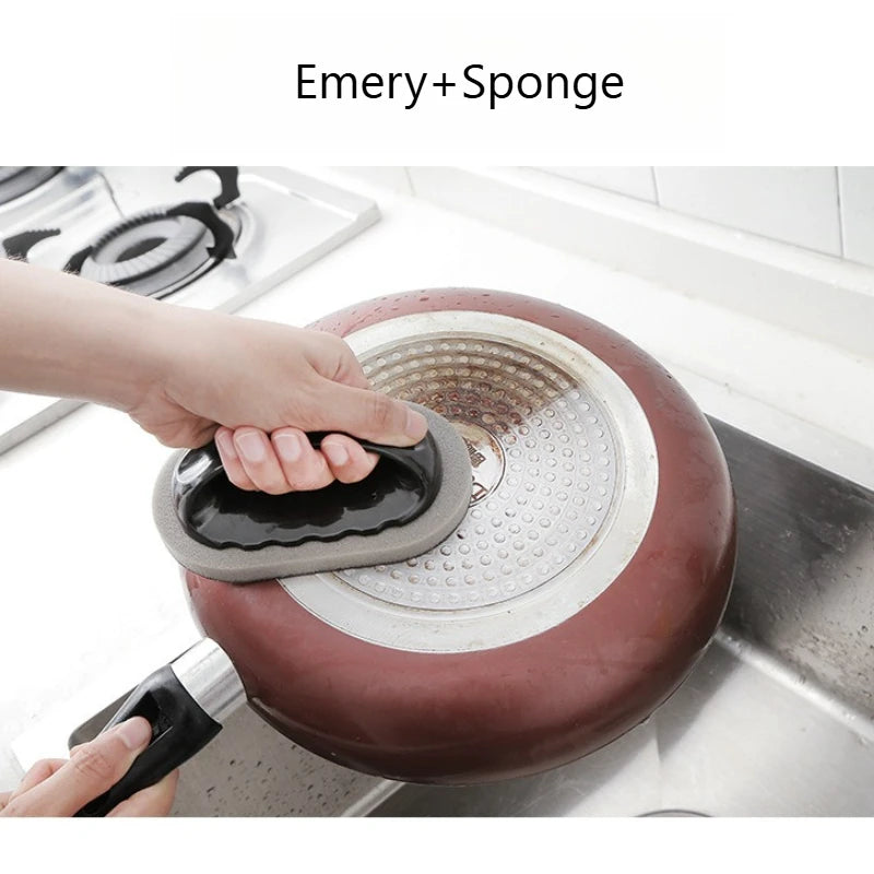💎 The Deep Restoration: Emery Sponge Wipe with Ergonomic Handle