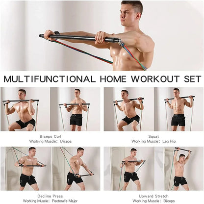 🍑 Sculpt Your Silhouette: The Fitness Booty Resistance Elastic Band & Harness Set