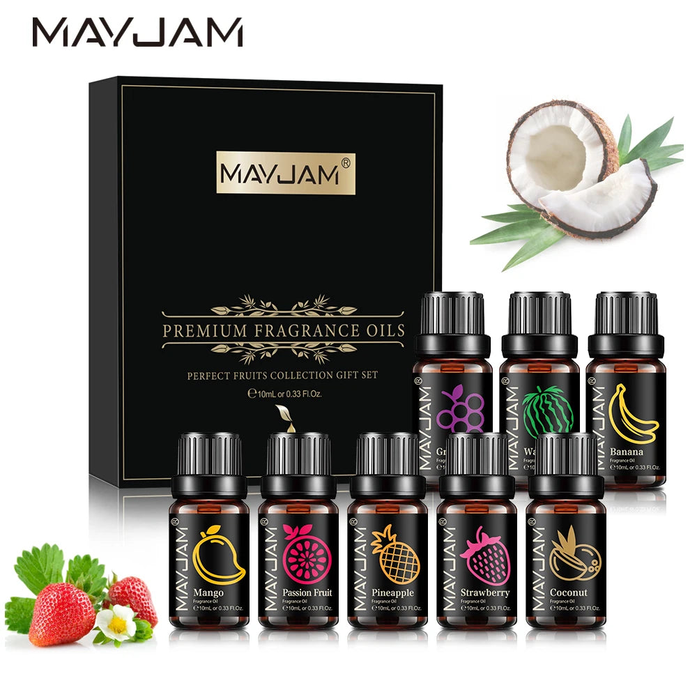 Fragrance Oils Set 8Pcs Gift Box