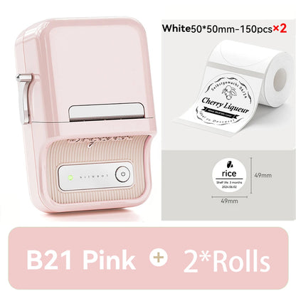 🏷️ The Vintage Organizer: NiiMbot B21 Wireless Thermal Label Maker