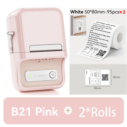 🏷️ The Vintage Organizer: NiiMbot B21 Wireless Thermal Label Maker