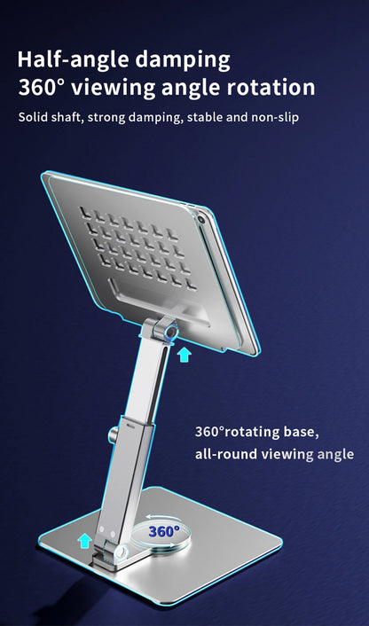 Aluminum Adjustable Foldable Tablet Stand Desk