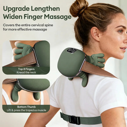 💆‍♂️ Master Your Muscle Relief: The Bionic Finger Wireless Neck & Trapezius Massager