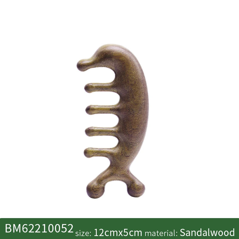 🌿 The Zen Sculptor: Sandalwood Facial & Nose Contouring Massager