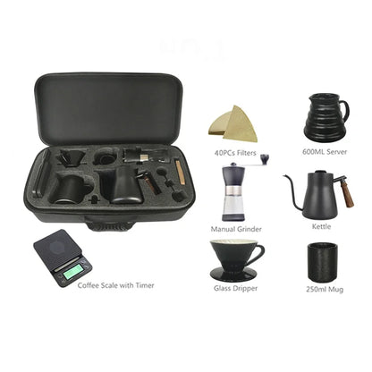 ☕ Brew Your Perfect Cup Anywhere: The Portable Outdoor Travel Coffee Set