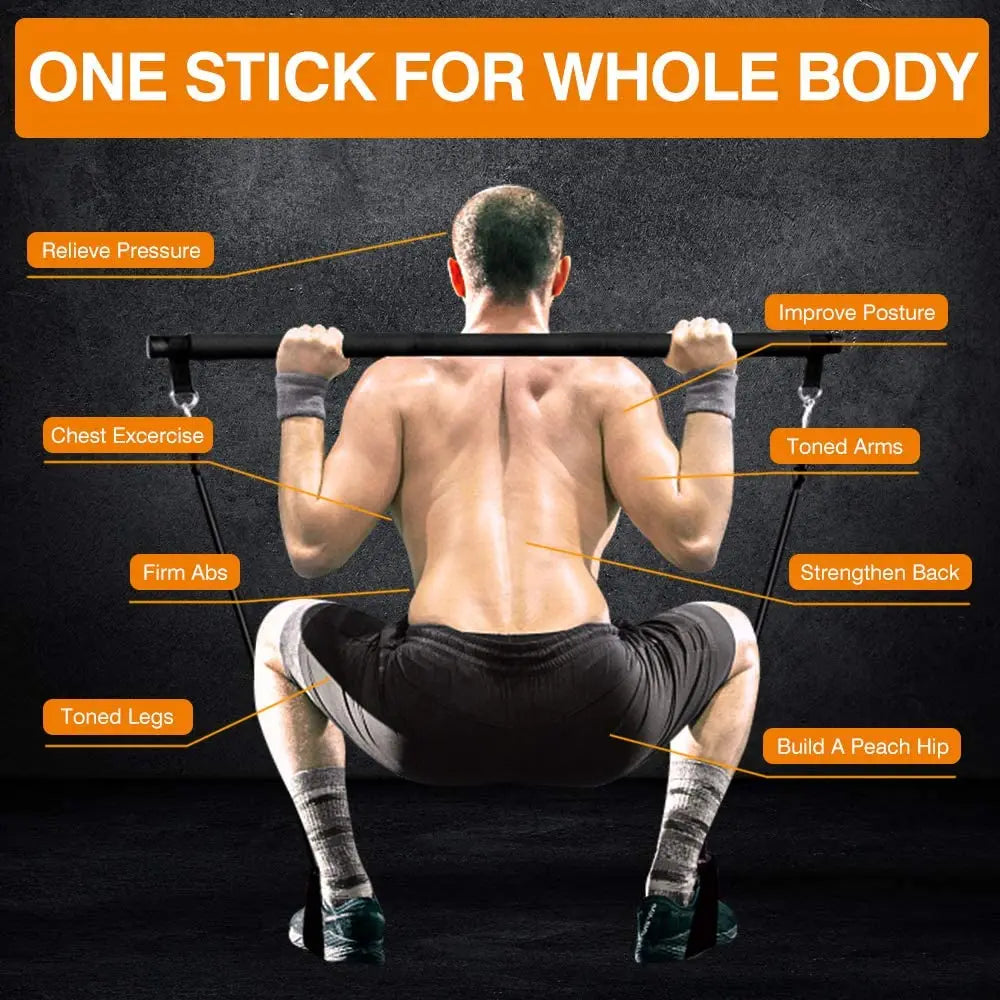 🍑 Sculpt Your Silhouette: The Fitness Booty Resistance Elastic Band & Harness Set