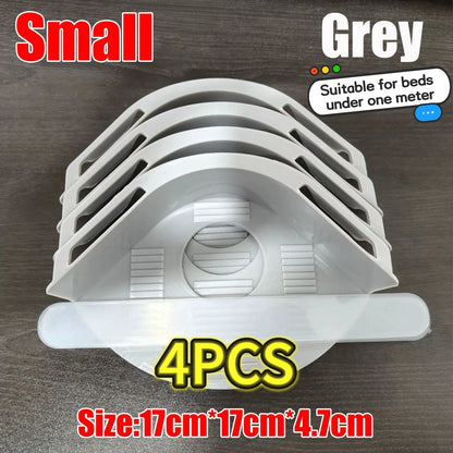 4PCS Invisible Heavy Duty Bedsheet Corner Tightener Clips Mattress Straps for All Sheet Sizes Non-Slip Holders Secure Bed Sheets