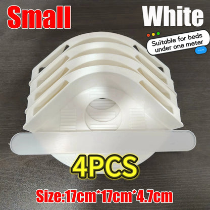 4PCS Invisible Heavy Duty Bedsheet Corner Tightener Clips Mattress Straps for All Sheet Sizes Non-Slip Holders Secure Bed Sheets