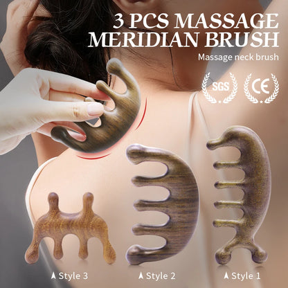 🌿 The Zen Sculptor: Sandalwood Facial & Nose Contouring Massager