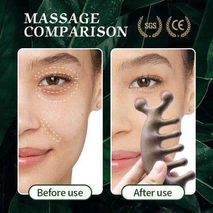 🌿 The Zen Sculptor: Sandalwood Facial & Nose Contouring Massager