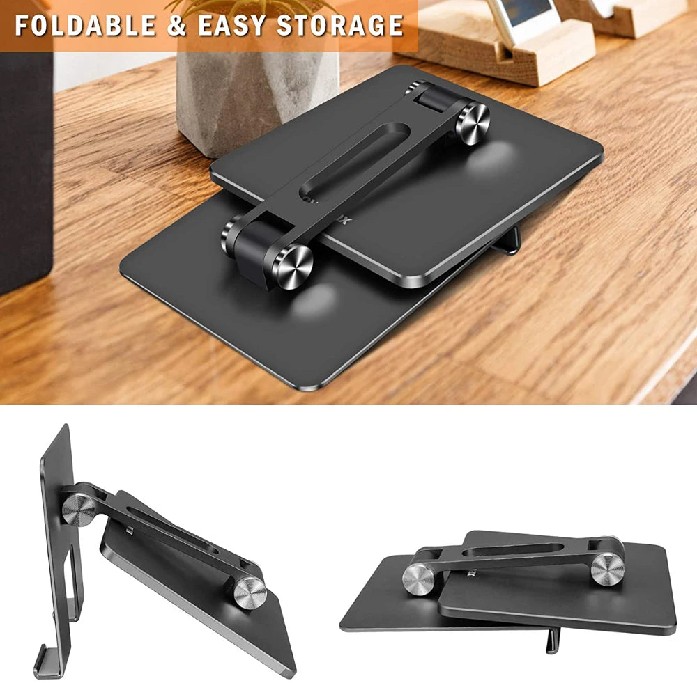 Aluminum Adjustable Foldable Tablet Stand Desk