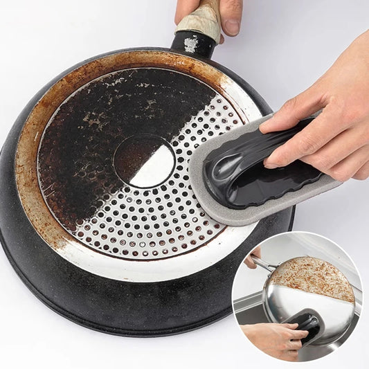 Reusable Emery Sponge Brush Rust Stain Remover