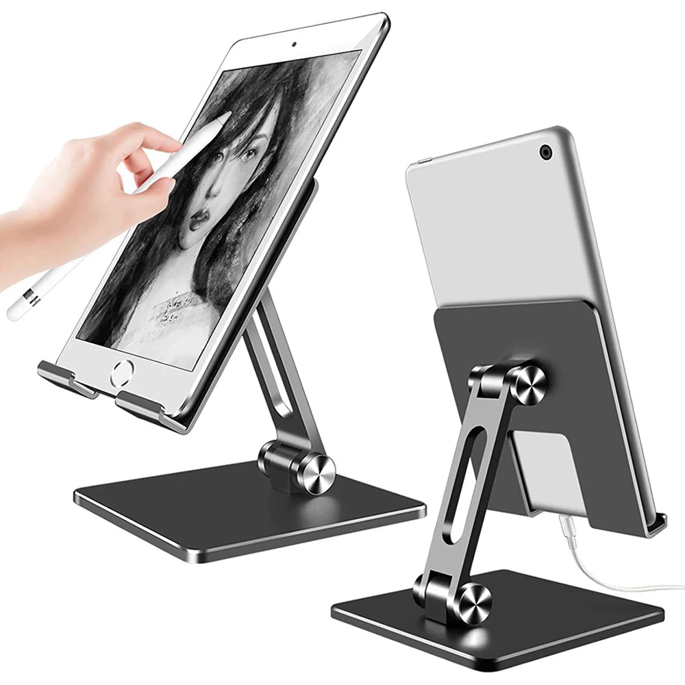 Aluminum Adjustable Foldable Tablet Stand Desk