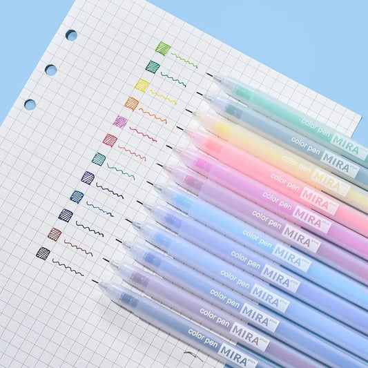 12 Colors Gel Pen Refill Set Box