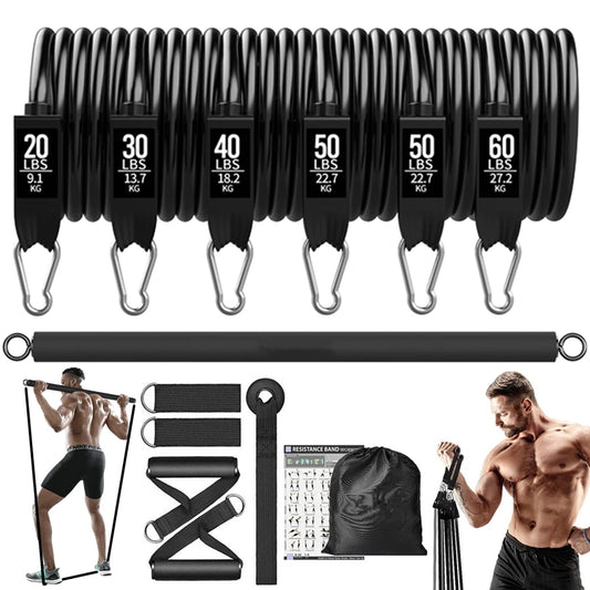 🍑 Sculpt Your Silhouette: The Fitness Booty Resistance Elastic Band & Harness Set